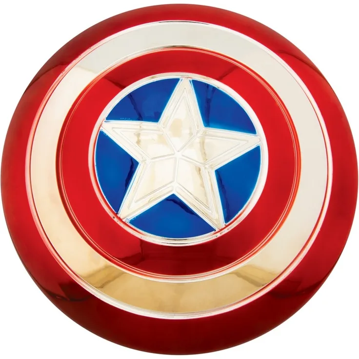 Rubies 34947 - Captain America Schild - Electroplated Shield - Metallic Marvel