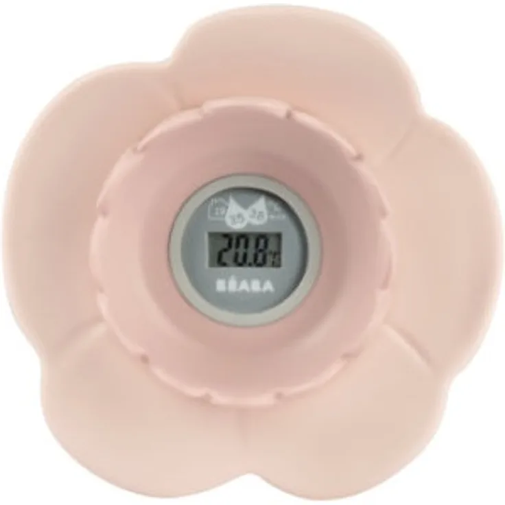 BEABA Multifunktions-Digitalthermometer Lotus, altrosa