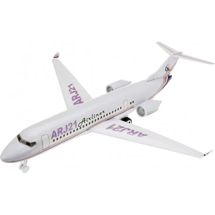 Metall-Flugzeugrückzug weiß 14 x 13 cm