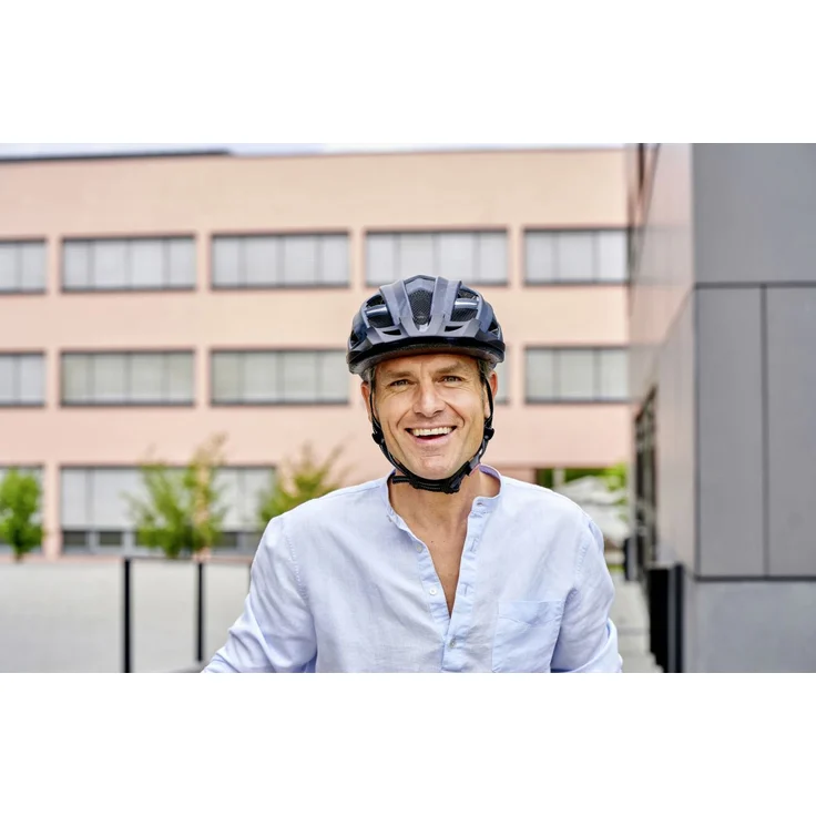 Fischer Fahrradhelm Urban Plus Brooklyn L/XL schwarz matt – Bild 6
