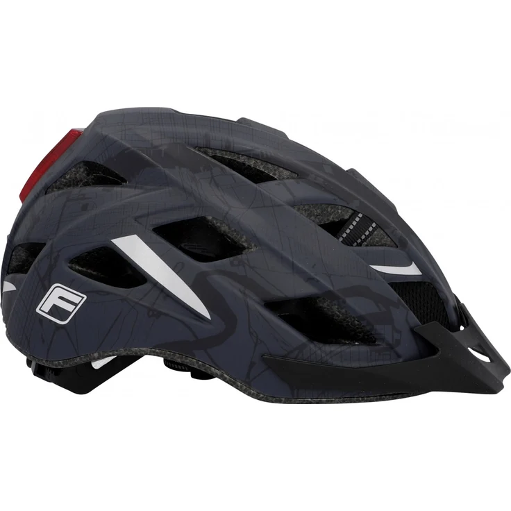 Fischer Fahrradhelm Urban Plus Brooklyn L/XL schwarz matt – Bild 10