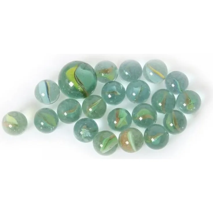 Bartl Murmel-Set Katzenauge 20 kleine (16 mm) Murmeln und eine große (21 mm) Murmel Murmelspiel