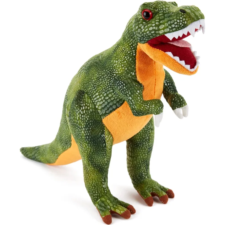 Zappi Co Weich gefülltes Kuscheltier für Kinder T-Rex Grün Plüschtier (16 Zoll / 40cm) Safari-Tiere Kollektion Plüschteddy Neugeborenes erstes Kind