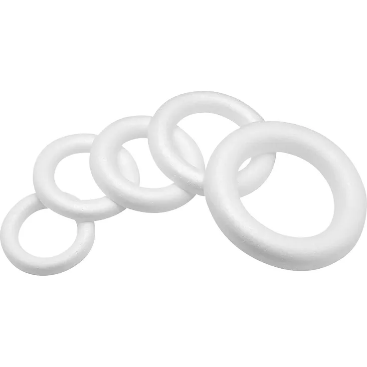 Glorex Styroporhalbring Ø 30 cm