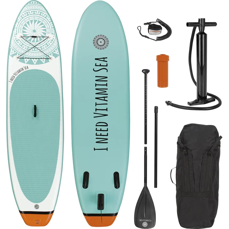 EASYmaxx 'Stand-Up Paddle-Board', 2020, 300cm, max. belastbar bis 110 kg, weiß/blau – Bild 1