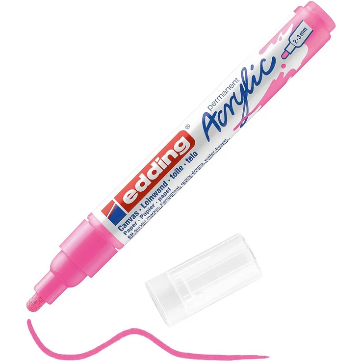 edding 5100 Acrylmarker medium neonpink - Preisvergleich – Bild 4
