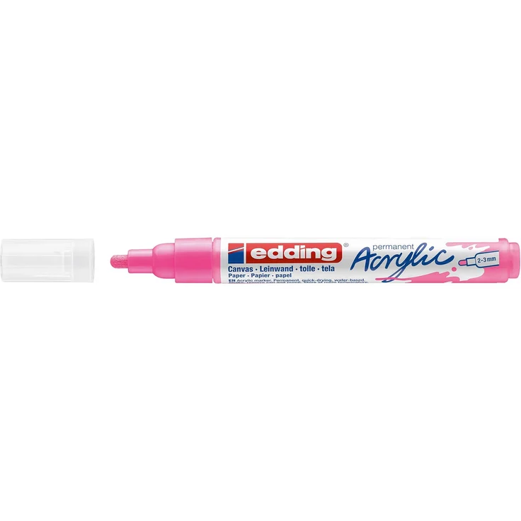 edding 5100 Acrylmarker medium neonpink - Preisvergleich – Bild 2