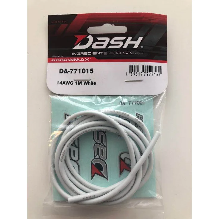 Dash 14AWG 1M White DA-771015