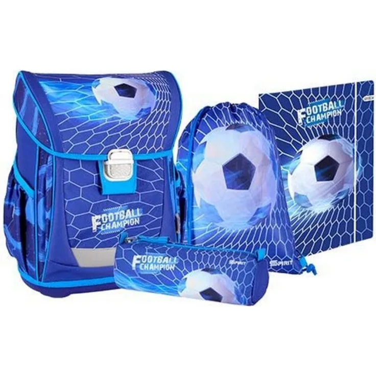 Spirit Schulranzen Set 4-tlg. Cool Football Champion
