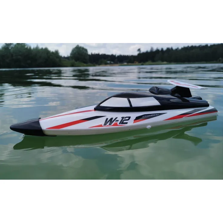 RC 2,4 Ghz. Speedboot TIGER SHARK W-12 ferngesteuertes Schiff Boot Rennboot RTR