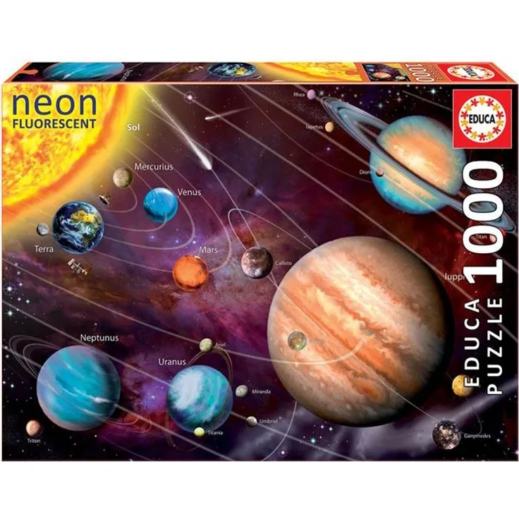Educa Neon Solar System, 1000 Teile