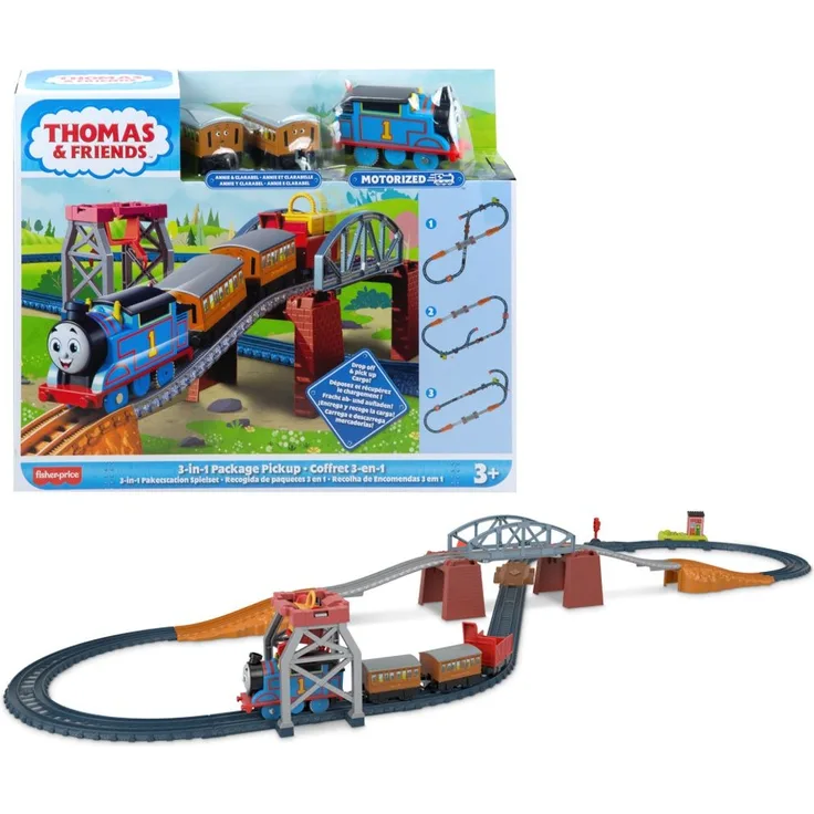 3 in 1 Paketstation Set | Mattel HGX64 | TrackMaster | Thomas & seine Freunde