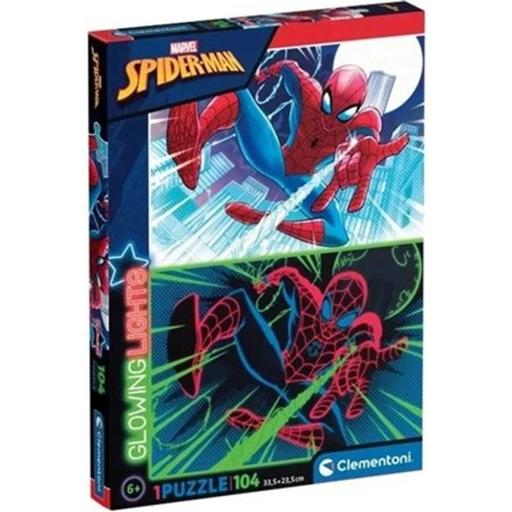 Clementoni Glowing Lights - Marvel Spider-Man Puzzle