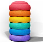 Stapelstein 'Rainbow Classic 6', 6 Stk., mehrfarbig, 27,5 cm Durchmesser, ab 1 Jahr