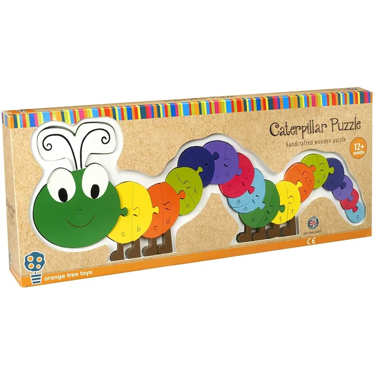 ABC Puzzle Raupe