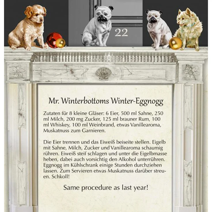 Zettelkalender - Christmas Dinner for One – Bild 4