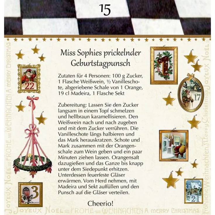 Zettelkalender - Christmas Dinner for One – Bild 3
