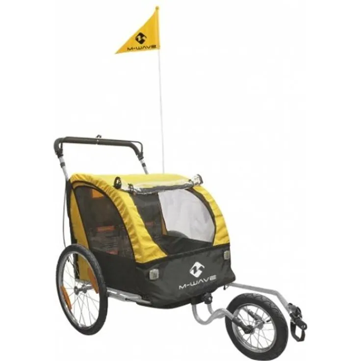 Fahrradanhänger All 3 in 1 20 Zoll Unisex Gelb