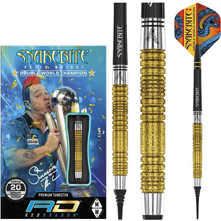 Peter Wright Double WC SE Gold Softdarts 20g