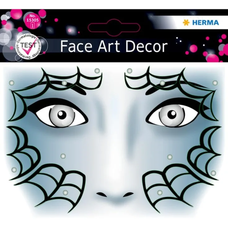 Gesichts Sticker Spinne