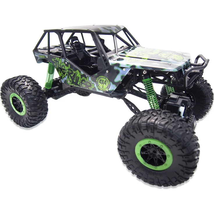 Amewi 22217 Crazy Crawler "Green" 4WD RTR 1:10 Rock Crawler, inklusive Batterie und Ladegerät – Bild 1