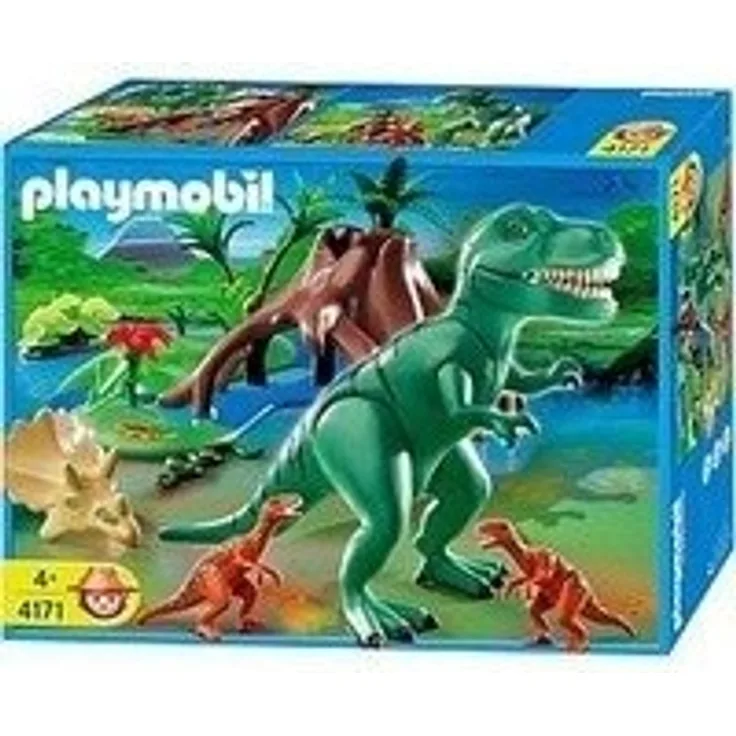 PLAYMOBIL - T-Rex mit Velociraptoren 4171