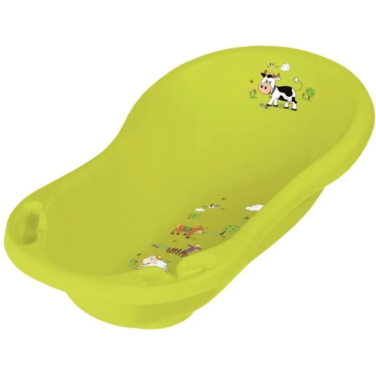 Keeeper Funny Farm Babywanne 84 cm mit Stöpsel green meadow – Bild 2