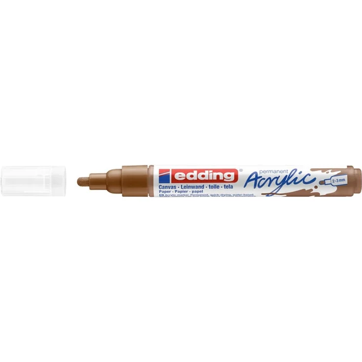 edding 5100 Acrylmarker medium haselnuss – Bild 1
