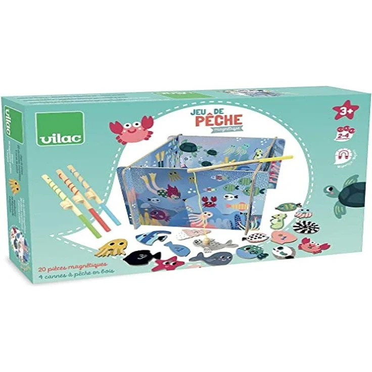 Vilac VIL8506 Michelle Carlslund magnetisches Angelspiel, U-Boot – Bild 1