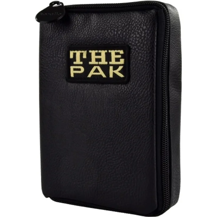 Darttasche THE PAK Leder Edition, Farbe schwarz