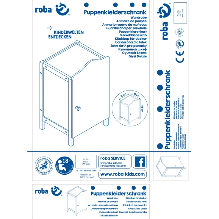 Puppenkleiderschrank
