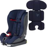 AVOVA Kinderautositz Sperling-Fix für Körpergrößen 76-150 cm + Kleinkindeinsatz Gruppe 1/2/3 Atlantic Blue made in Germany Autokindersitz mit ISOFIX | Sicherheitsnorm UN ECE R-129 i-size ab 15 Monate
