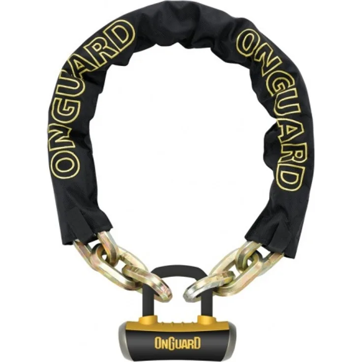 Onguard Bügelschloss mit Kette Beast 8016 110 cm x 14 mm