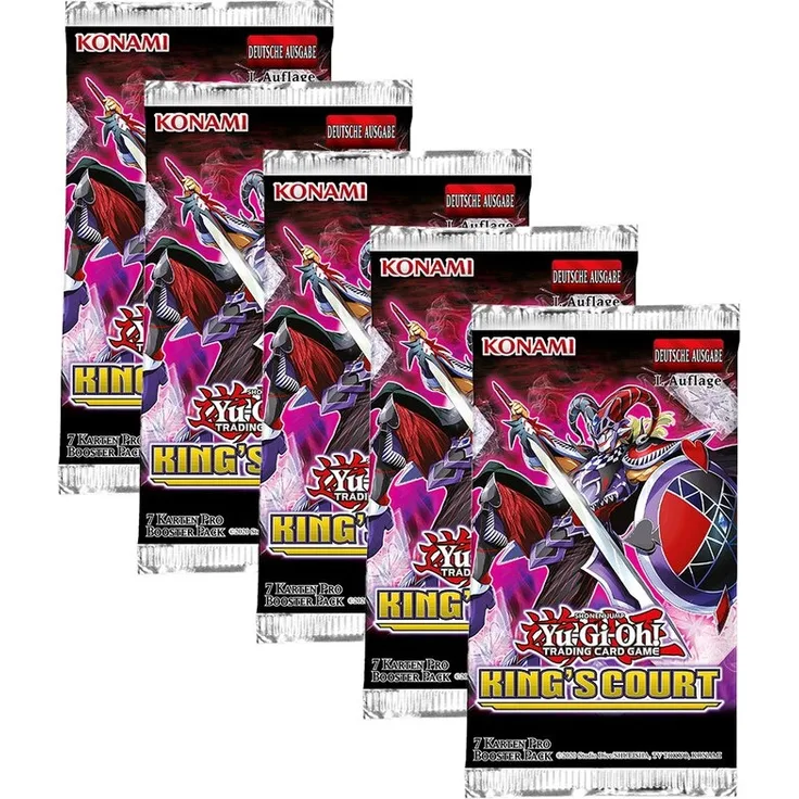 Yugioh - King's Court - 5 Booster - Deutsch - 1. Auflage