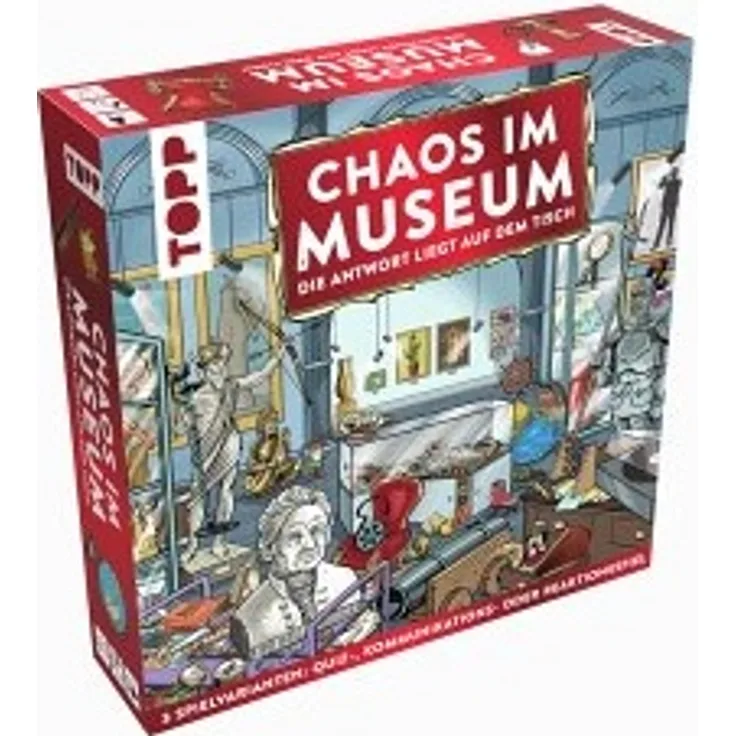 Chaos im Museum - Die Antwort liegt auf dem Tisch. Das Wimmelbild-Quizspiel
