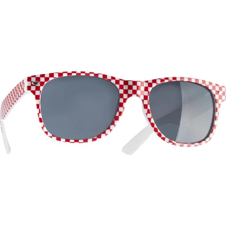 Party-Sonnenbrille - rot/weiß