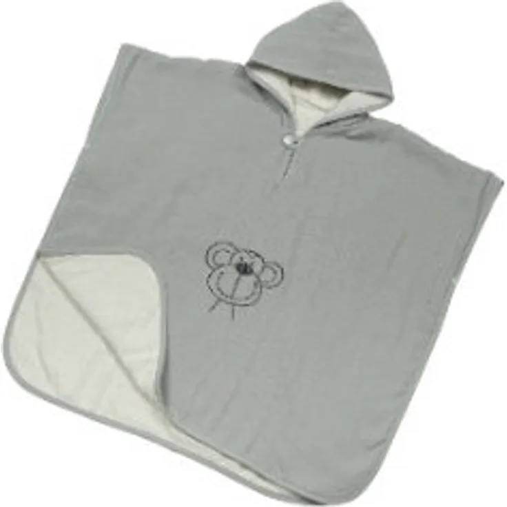 Be Be 's Collection Musselin Badeponcho grau 2-5 Jahre
