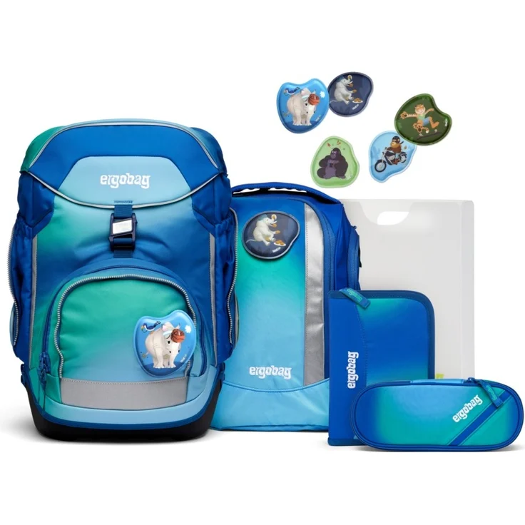 ergobag Pack DschungelfieBär Schulrucksack-Set 6tlg. – Bild 1
