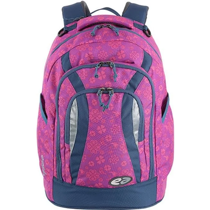 YZEA Schulrucksack Go - Motiv: Clover, 46 cm, 29 Liter, 1,1 kg - Farbe: pink