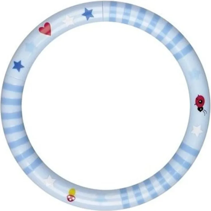 Die Spiegelburg - Baby Glück - Ringrassel, hellblau