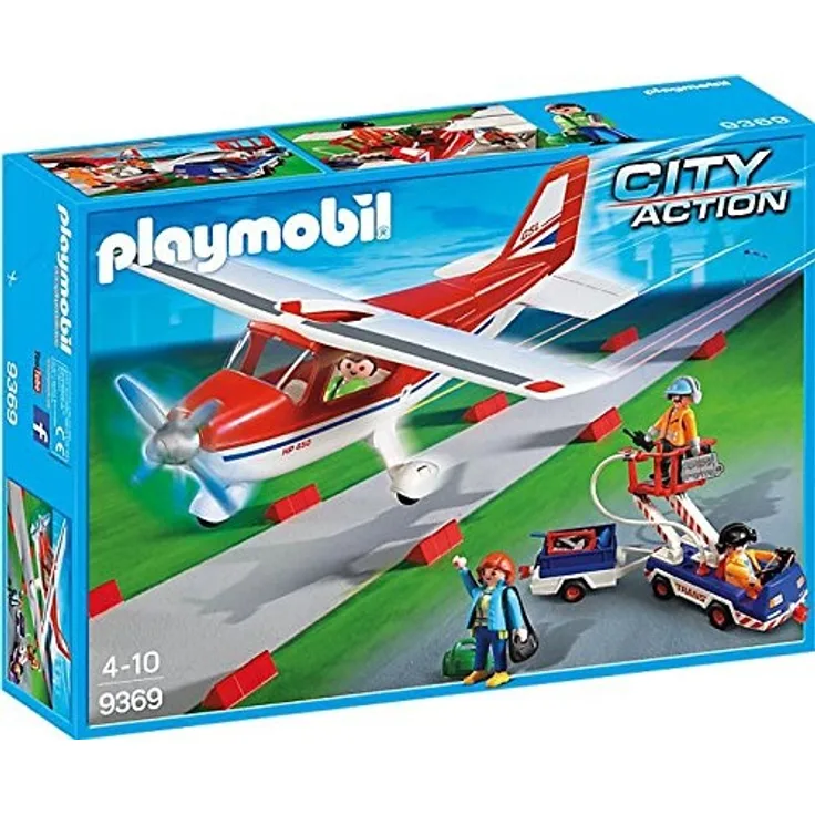 PLAYMOBIL City Action 9369 'Flugzeug', ab 4 Jahren