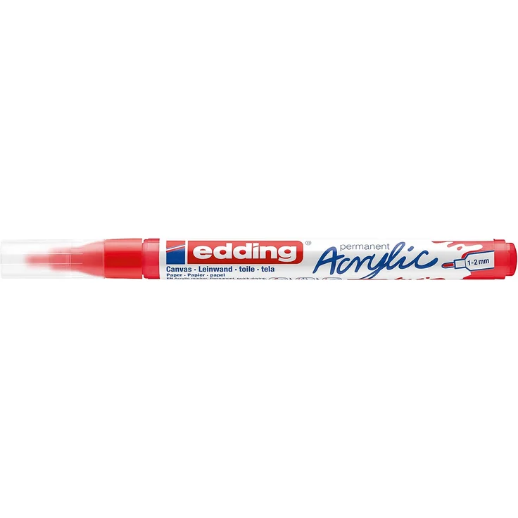 edding 5300 Acrylmarker fein verkehrsrot – Bild 3