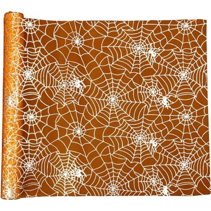 Creotime tischläufer Halloween29 cm orange 3,5 Meter pro Rolle