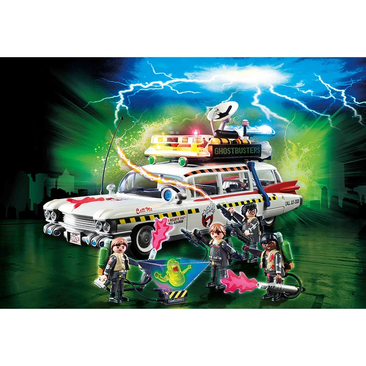 Playmobil Ghostbusters 70170 'Ecto-1A' mit Licht- und Soundeffekten, 104 Teile, ab 6 Jahren – Bild 4