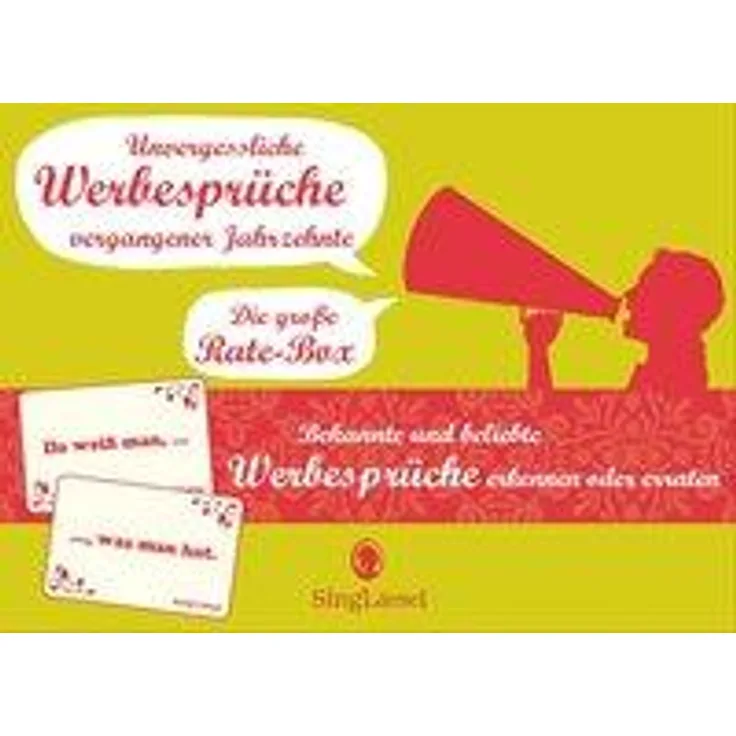Unvergessliche Werbesprüche vergangener Jahrzehnte (Kartenspiel)