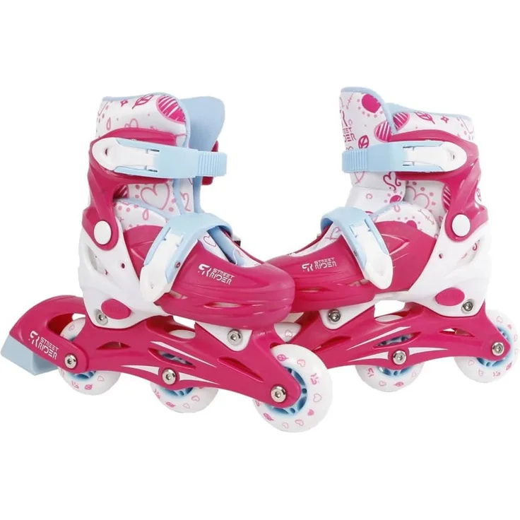 Street Rider Inline-Skates Verstellbar Rosa Größe 27-30 - Preisvergleich