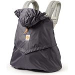 Ergobaby Windcover und Regencover, Windschutz und Regenschutz für alle Ergobaby Babytragen, wasserabweisende Hülle, Charcoal