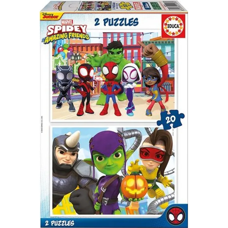 Spidey & super Freunde 2x20 Teile Puzzle