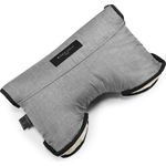 Kinderwagen-Muff aus Lammfell von WERNER CHRIST BABY - MOFFY ist der ideale Handwärmer für Buggys aus medizinischem Fell, einfache Handhabung, Handmuff in grigio