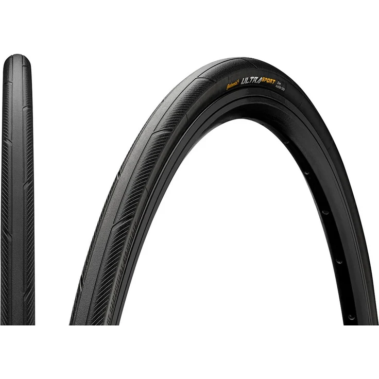 Continental Ultra Sport III - Faltreifen - 700x23C Zoll - Schwarz.